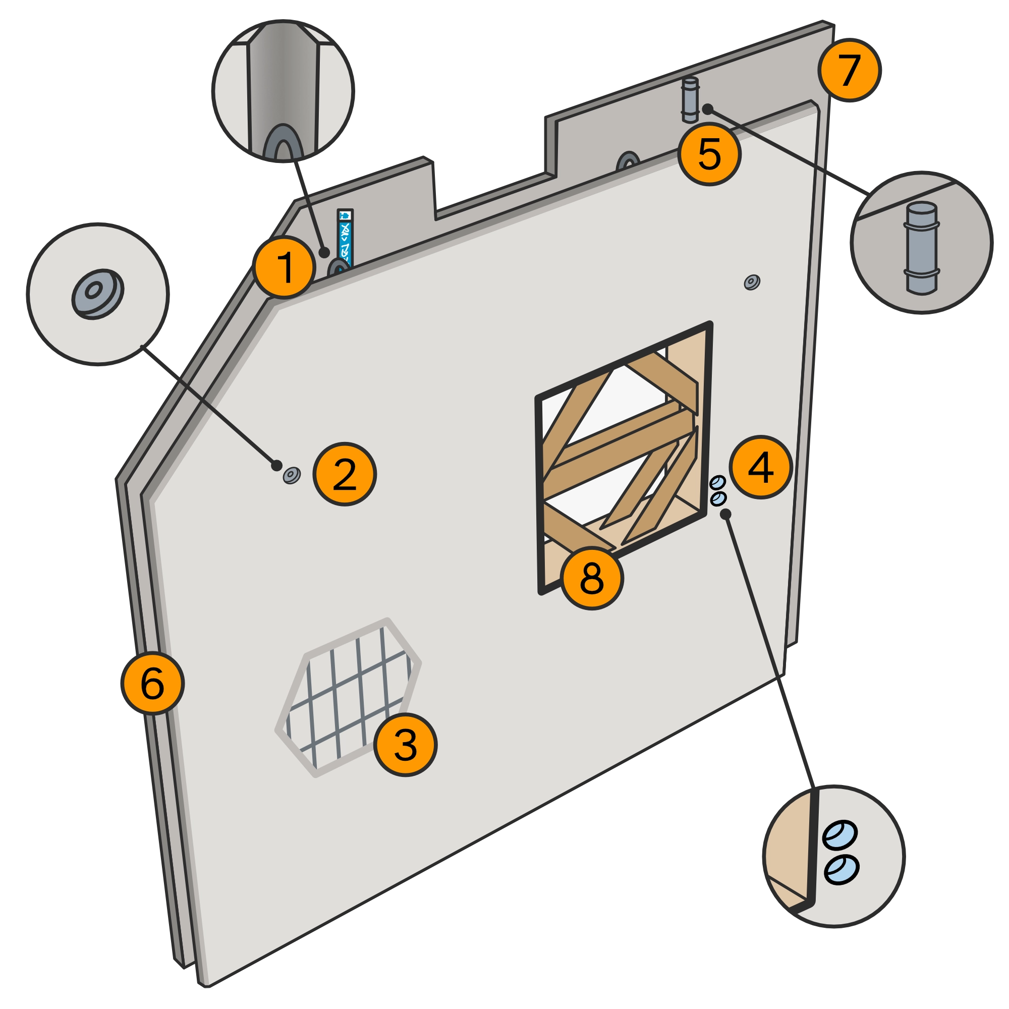 Schéma d’anatomie d’un prémur utilisé en formation pour expliquer sa structure et son fonctionnement