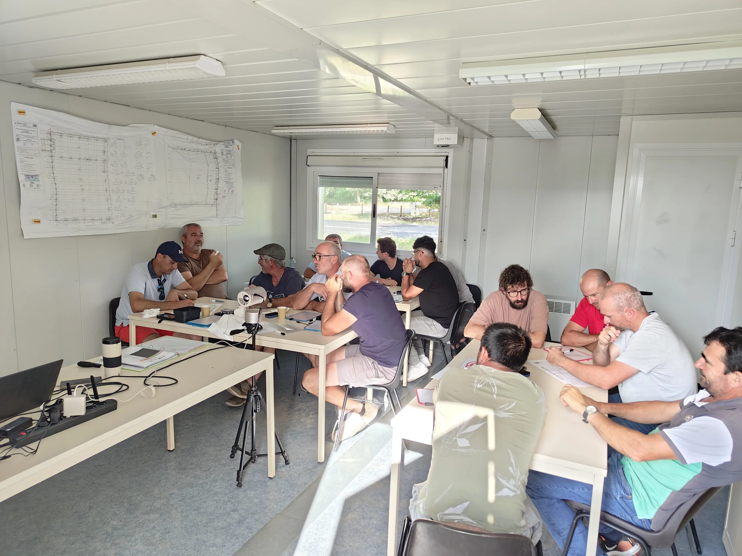 Formation prémur réalisée en Nouvelle-Aquitaine pour le Groupe Ramery